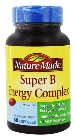 Nature Made - Super B Energy Complex - 60 Softgels