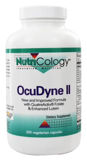 Nutricology - OcuDyne II Vegetarian Formula - 200 Vegetarian Capsules