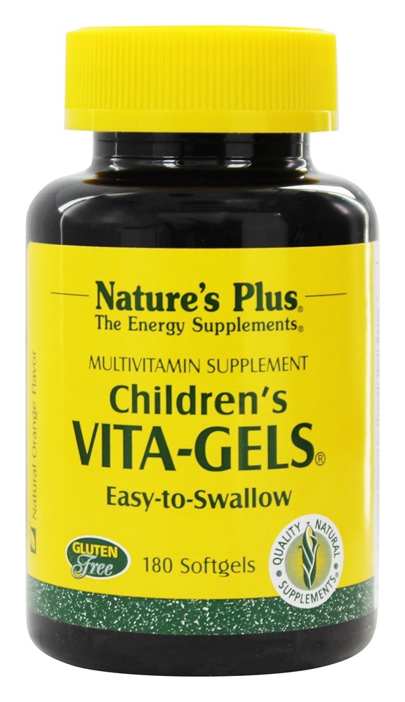 Natures Plus - Children's Vita-Gels Softgels Orange - 180 Softgels