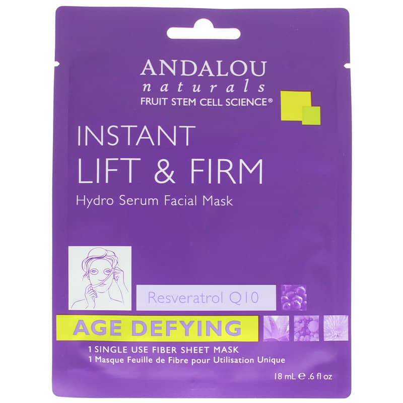 Andalou Naturals Instant Lift & Firm Hydro Serum Facial Mask 1 Piece(s)