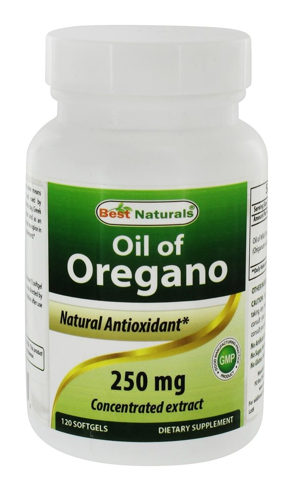 Best Naturals - Oil of Oregano 250 mg. - 120 Softgels