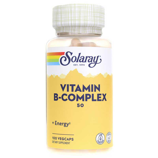 Solaray Vitamin B-Complex 50 100 Veg Capsules