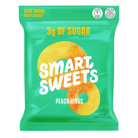 SmartSweets - Tangy Gummy Rings Peach - 1.8 oz.