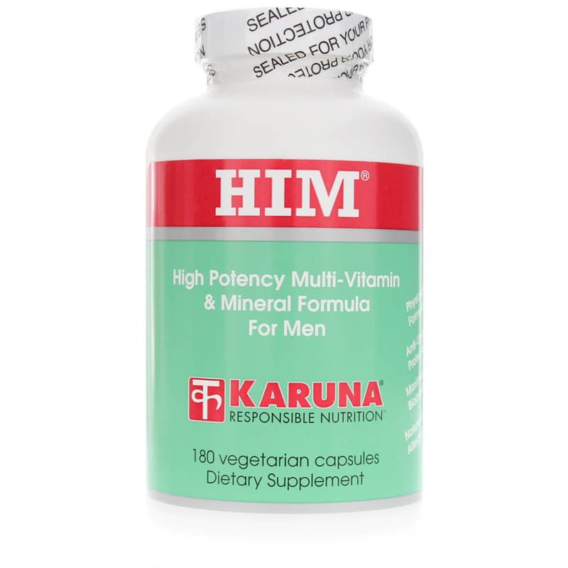 Karuna HIM Multivitamin and Mineral for Men 180 Veg Capsules