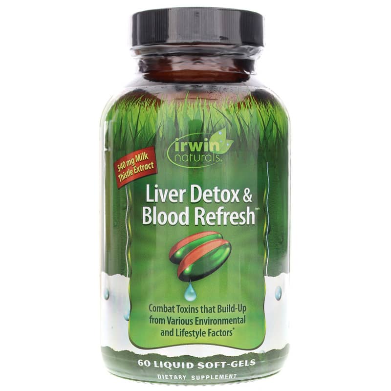 Irwin Naturals Liver Detox & Blood Refresh 60 Liquid Softgels