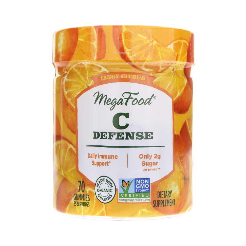 Megafood C Defense Gummies Tangy Citrus 70 Gummies