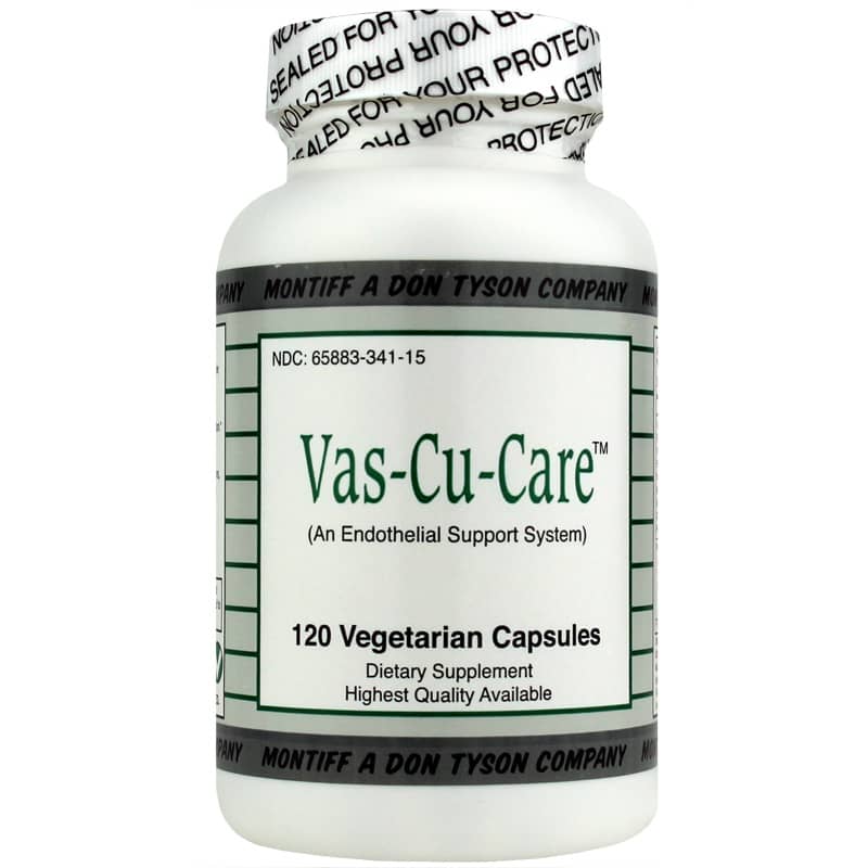 Montiff Vas-Cu-Care 120 Veg Capsules