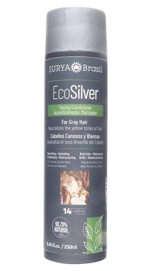 Surya Brasil - EcoSilver Toning Conditioner for Gray Hair - 8.45 fl. oz.