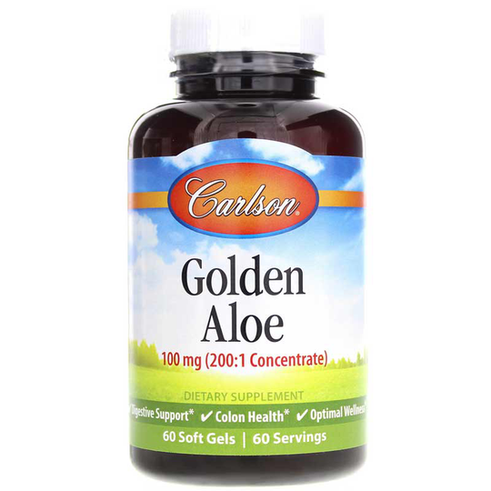 Carlson Labs Golden Aloe 100 Mg, 60 Softgels