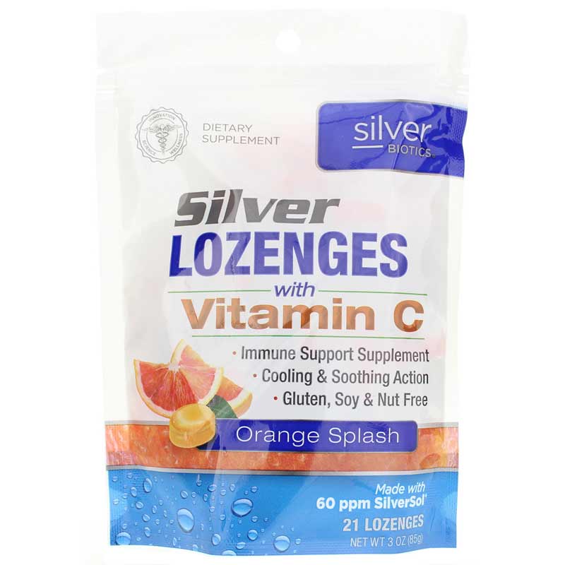 American Bio-Tech Labs Silver Biotics Silver Lozenges with Vitamin C 21 Lozenges