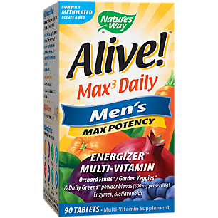 Alive! Whole Food Energizer Men's Multivitamin (90 Tablets)