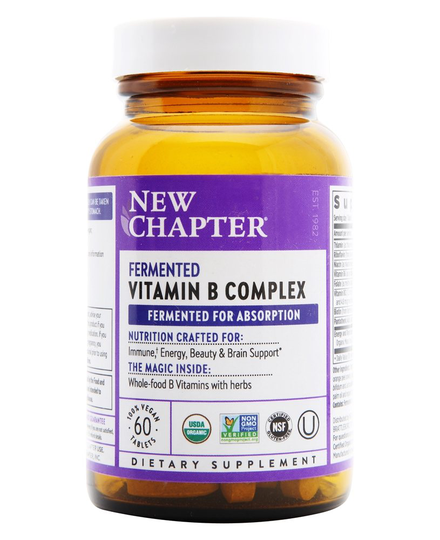 New Chapter - Fermented Vitamin B Complex - 60 Vegan Tablet(s)