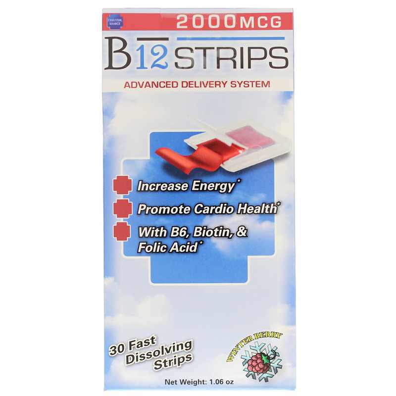 Essential Source B12 Strips 2000 Mcg 30 Strips