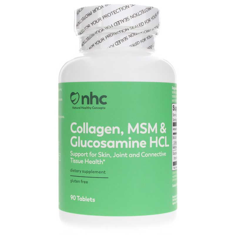 Natural Healthy Concepts Collagen, MSM and Glucosamine HCL 90 Tablets