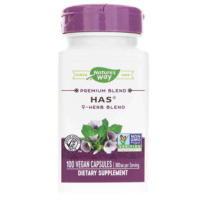 Natures Way HAS Original Blend 100 Veg Capsules