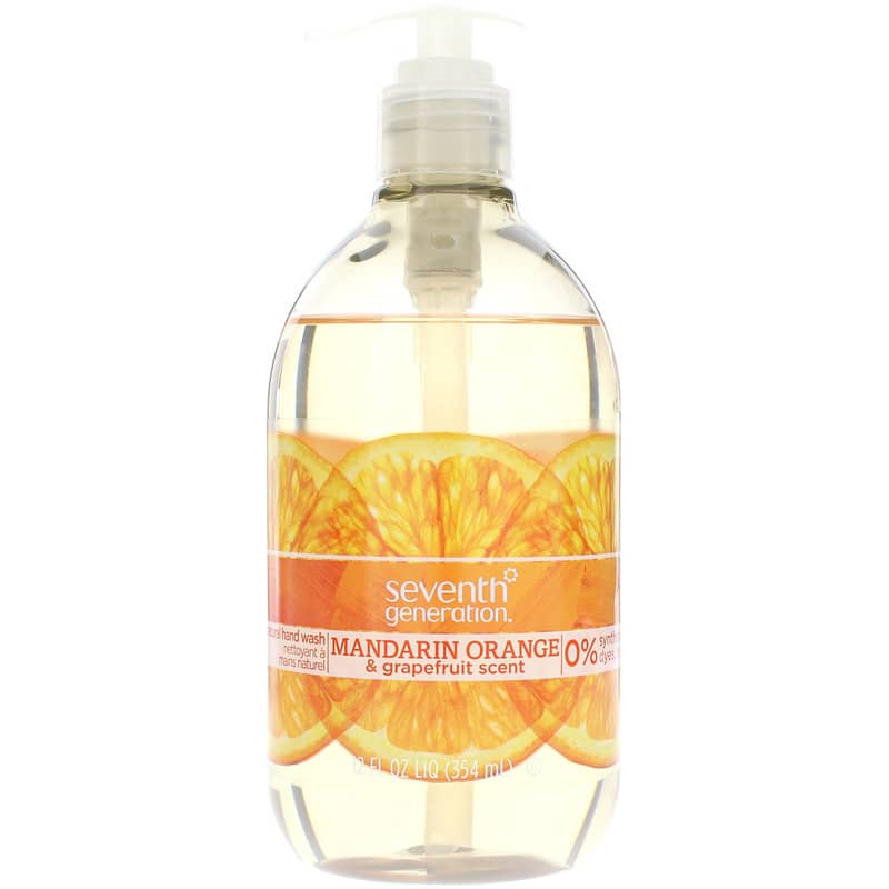 Seventh Generation Natural Hand Wash Mandarin & Grapefruit 12 Oz