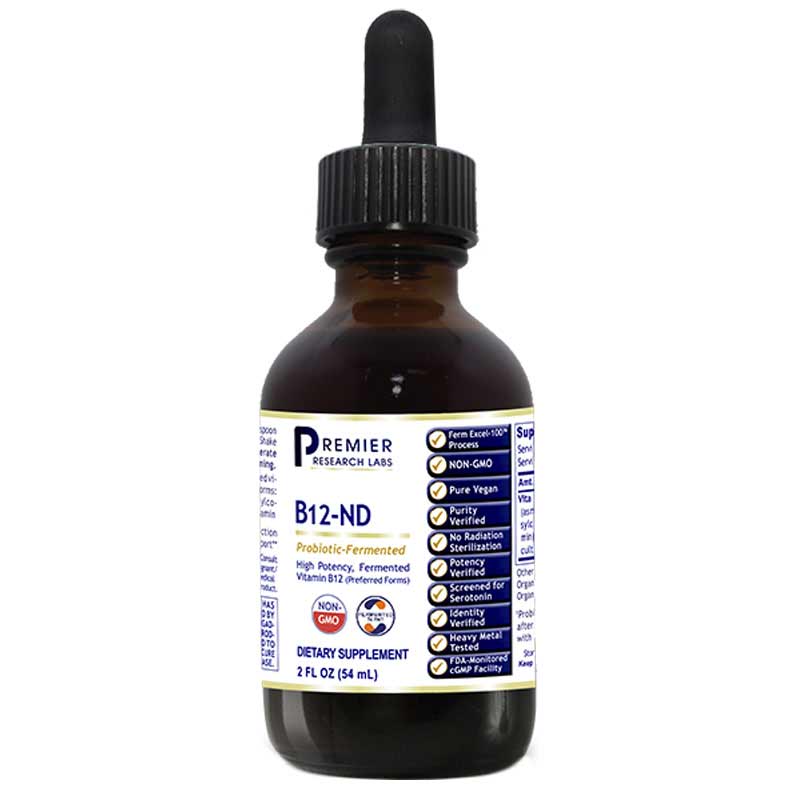 Premier Research Labs B12-Nd Liquid 1,000 Mcg 2 Oz