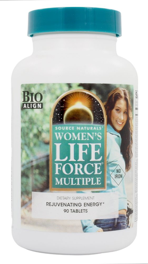 Source Naturals - Life Force Women's Multiple Rejuvenating Energy No Iron - 90 Tablets