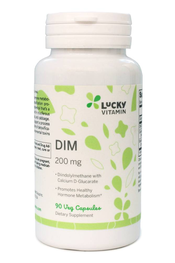 LuckyVitamin - DIM 200 Diindolylmethane - 90 Veg Capsules