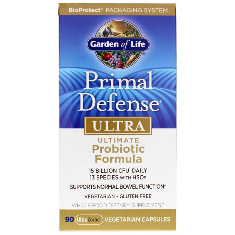 Garden of Life Primal Defense Ultra Ultimate Probiotic Formula 90 Veg Capsules