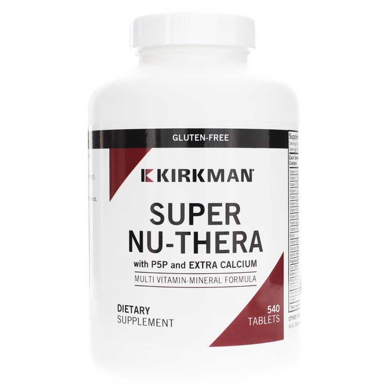 Kirkman Super Nu-Thera with P5P and Extra Calcium 540 Tablets