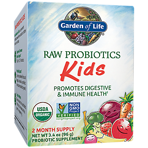 Raw Probiotics Powder for Kids - Digestive & Immune Health (60 Servings)