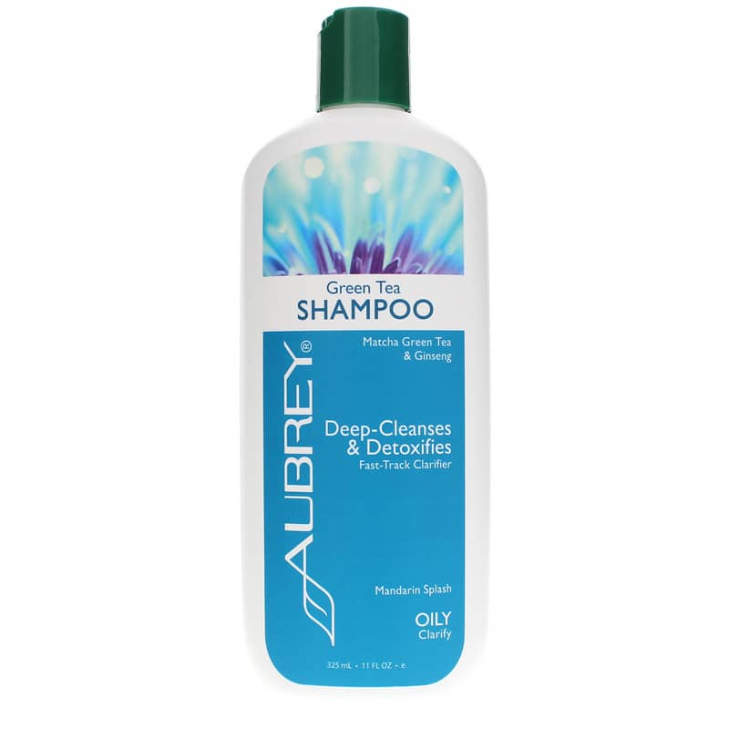 Aubrey Organics Green Tea Shampoo for Oily Hair 11 Oz