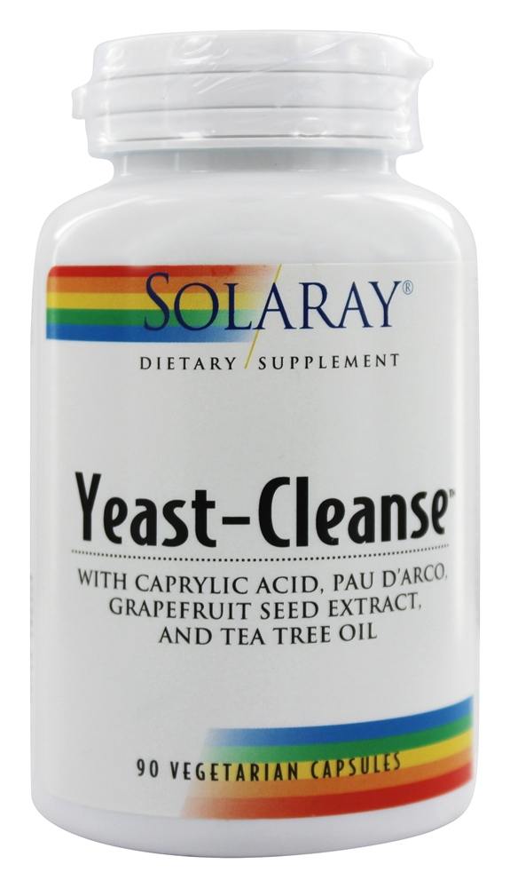 Solaray - Yeast-Cleanse - 90 Vegetarian Capsules