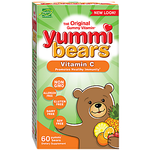 Vitamin C Yummi Bears for Kid's - Mixed Fruit (60 Gummies)