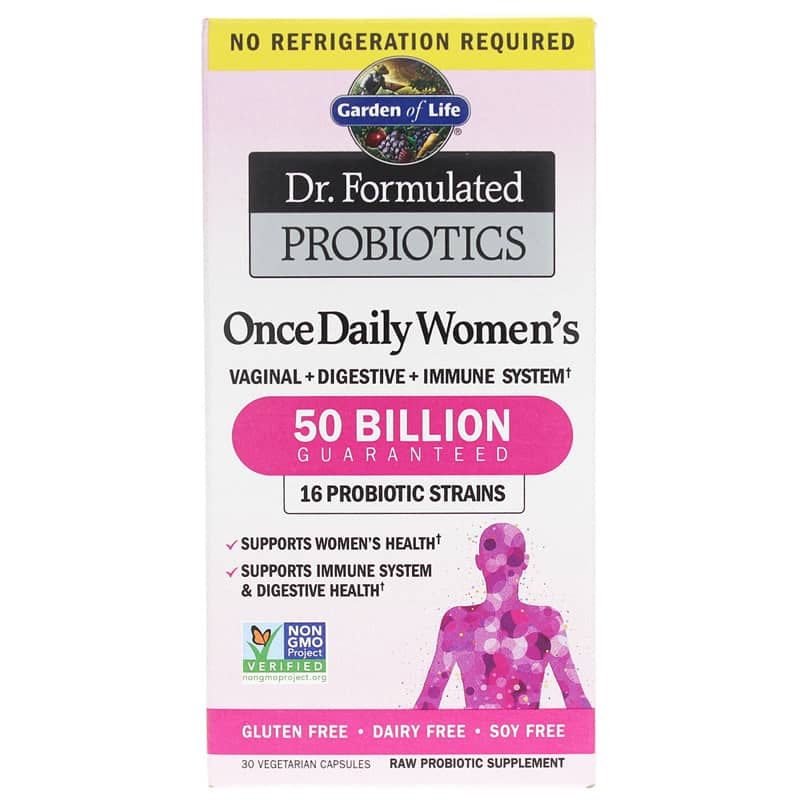 Garden of Life Dr. Formulated Probiotics Once Daily Women's Shelf-Stable 30 Veg Capsules