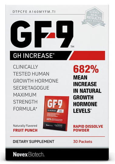 Novex Biotech - GF-9 Natural Growth Hormone Boost - 120 Capsules