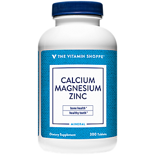 Calcium-Magnesium-Zinc with Vitamin D - Supports Healthy Bones (300 Tablets)