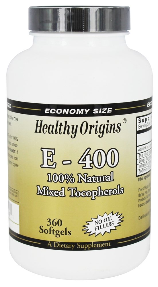 Healthy Origins - Vitamin E 400 IU - 360 Softgels