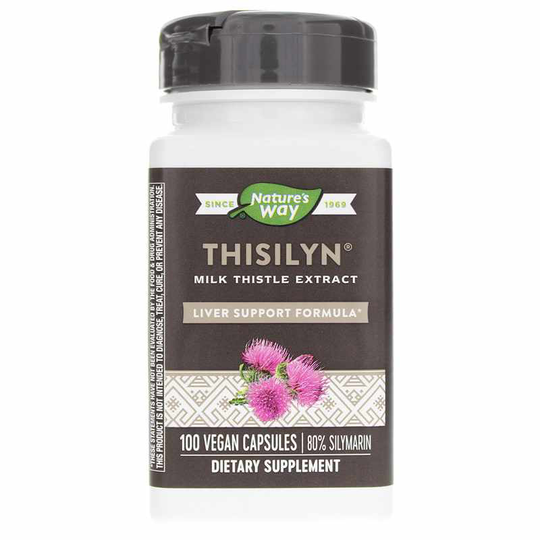 Natures Way Thisilyn Milk Thistle Extract 100 Vegan Capsules