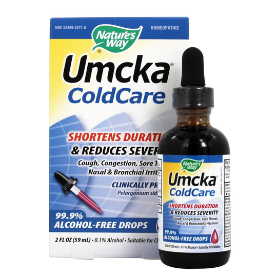 Nature's Way - Umcka ColdCare Alcohol-Free Drops - 2 oz.