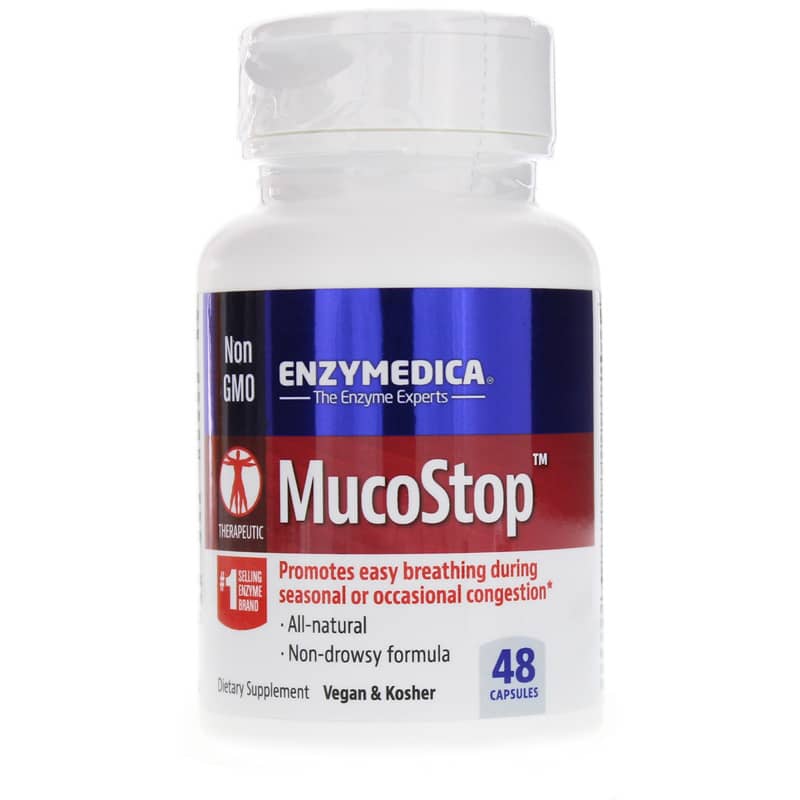 Enzymedica MucoStop 48 Capsules