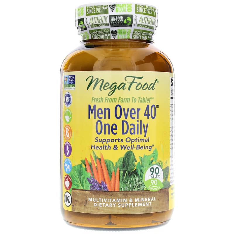 Megafood Men Over 40 One Daily 90 Tablets