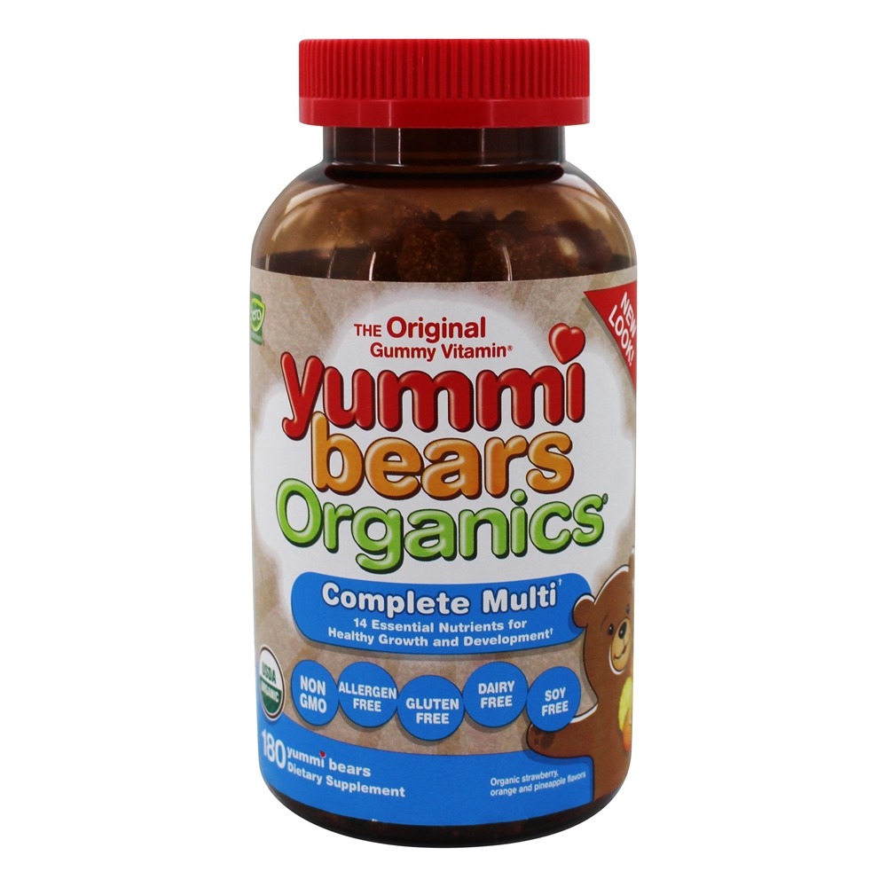 Hero Nutritionals Products - Yummi Bears Organics Complete Multi - 180 Gummies