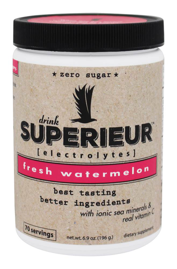 Superieur Electrolytes - Electrolyte Powder Fresh Watermelon - 6.9 oz.