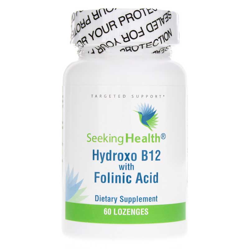 Seeking Health Hydroxo B12 with Folinic Acid 60 Lozenges