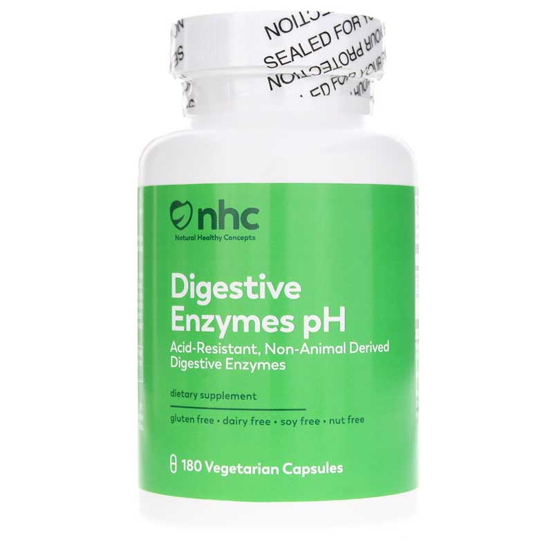 Natural Healthy Concepts Digestive Enzymes pH 180 Veg Capsules