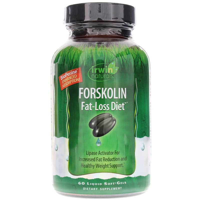 Irwin Naturals Forskolin Fat-Loss Diet 60 Liquid Softgels