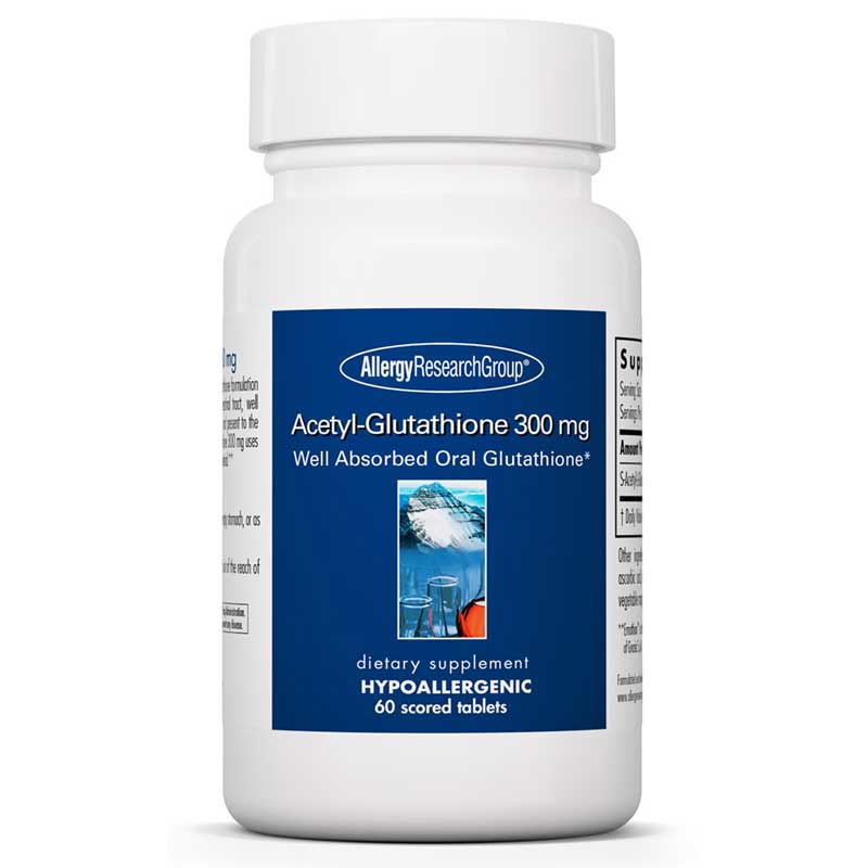 Allergy Research Group Acetyl-Glutathione 300 Mg 60 Tablets