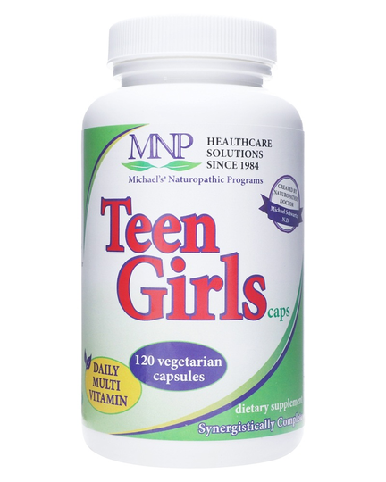 Michael's Naturopathic Programs - Teen Girls Caps Daily Multi Vitamin - 120 Vegetarian Capsules