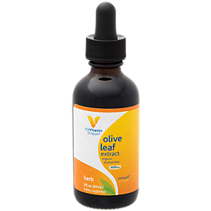 Organic Alcohol Free Olive Leaf Extract - 1,000 MG (2 Fluid Ounces)