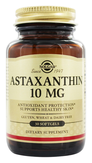 Solgar - Astaxanthin 10 mg. - 30 Softgels