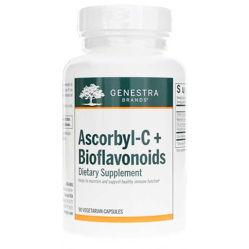 Genestra Ascorbyl-C + Bioflavonoids 90 Veg Capsules