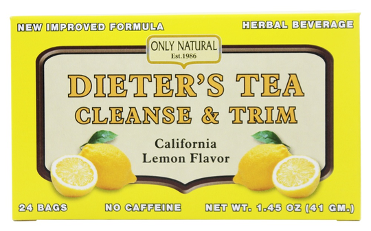 Only Natural - Dieter's Tea Cleanse & Trim California Lemon Flavor - 24 Tea Bags