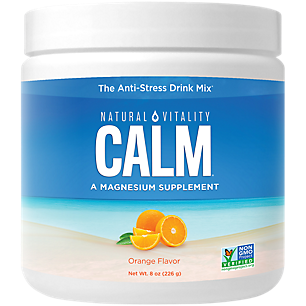 Natural Calm Magnesium Powder - Orange (56 Servings)