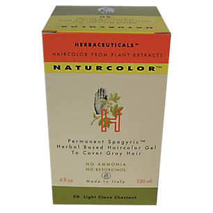 Natural Hair Color - Herbal Based & Permanent - 5D Light Clove Chestnut (4 Fluid Ounces)